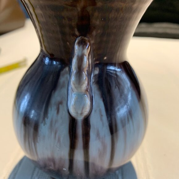 Mid Century - Brown Drip Glaze West German Vase - 501-12. - Picture 6 of 8